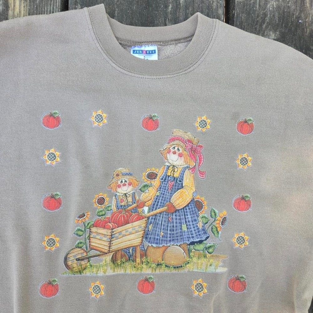 Vintage 1990s Jerzees‎ sweatshirt Fall